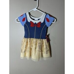 Disney Princess Toddler Girls Snow White Sweater Dress Size 2t New